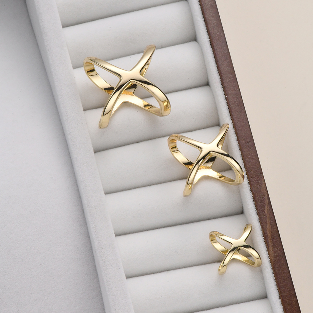 3pcs X Shaped Alloy Scarf Ring - đánh giá và giá Wedding Zone