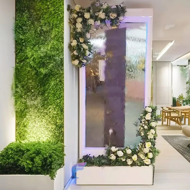 custom.Custom Glass Waterfall  - đánh giá và giá Wedding Fountain