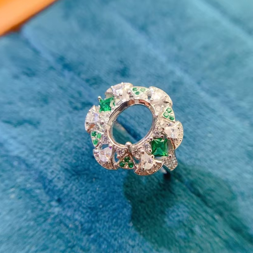 8mm*10mm 925 Silver Semi Mount - đánh giá và giá Supplier Wedding