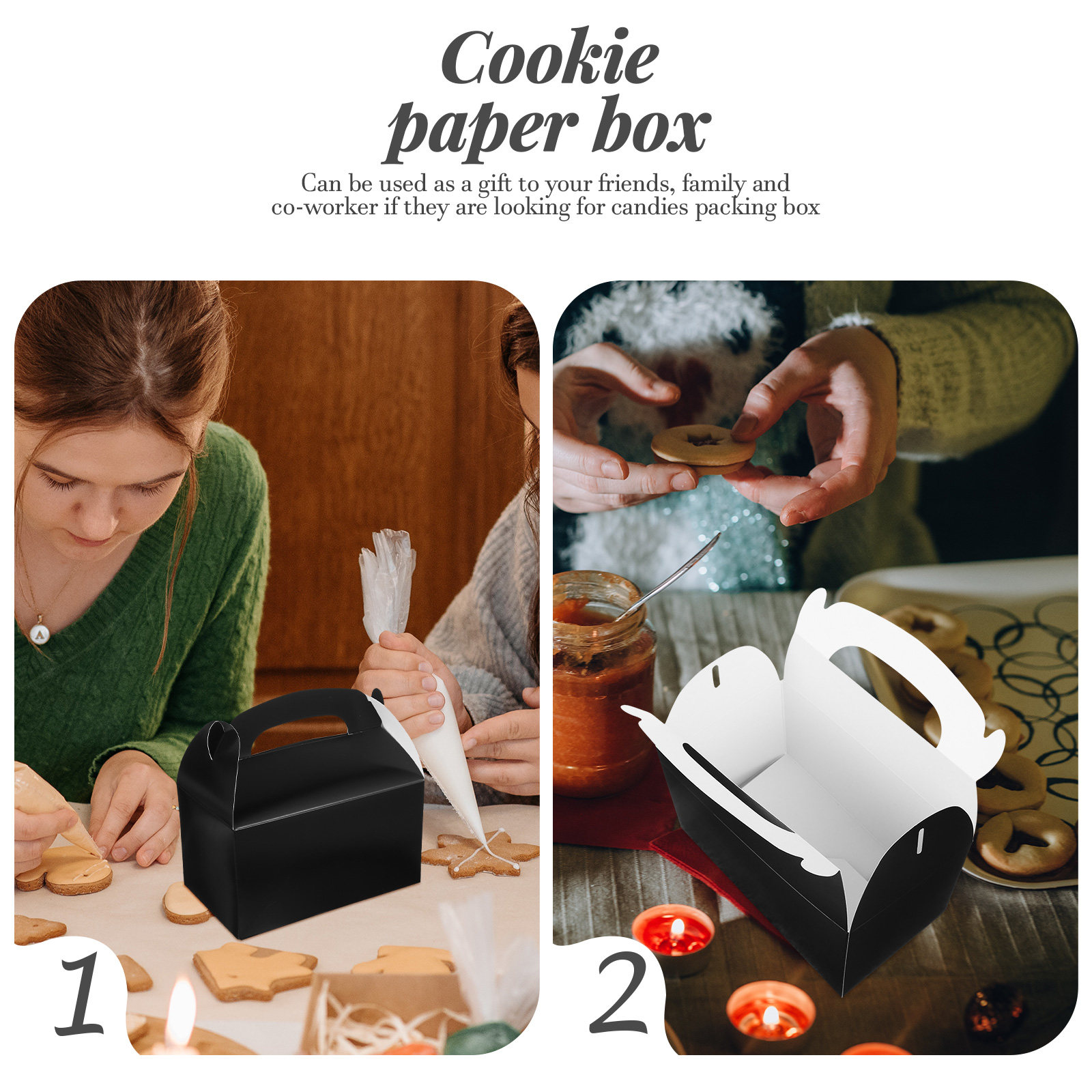 10Pcs Cardboard Cake Box Healt - đánh giá và giá Wedding Favor Box