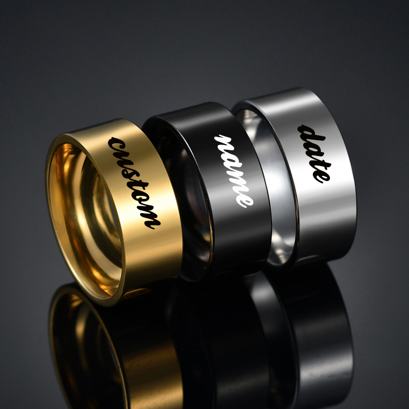 Atoztide 4/6/8Mm Cá Tính Khắc  - đánh giá và giá Wedding Zone