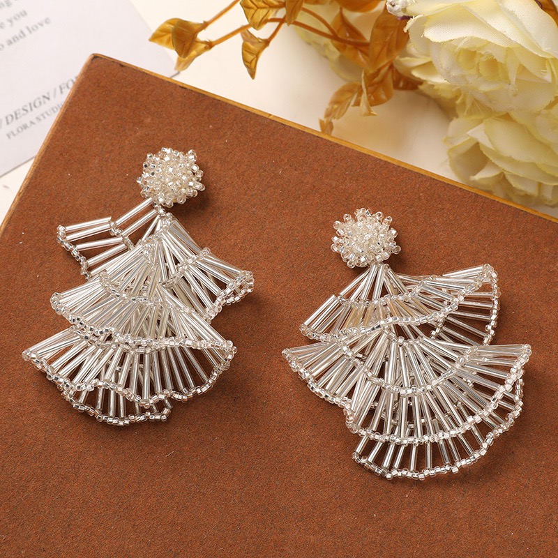 Black Glass Beads Beaded Fan D - đánh giá và giá Supplier Wedding