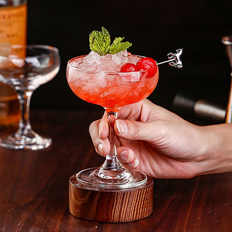 Crystal Glass Cocktail Cup, Di - đánh giá và giá Champagne Tower Set