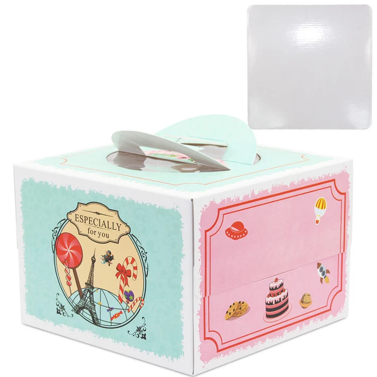 5pcs 8inch cake box with windo - đánh giá và giá Supplier Wedding
