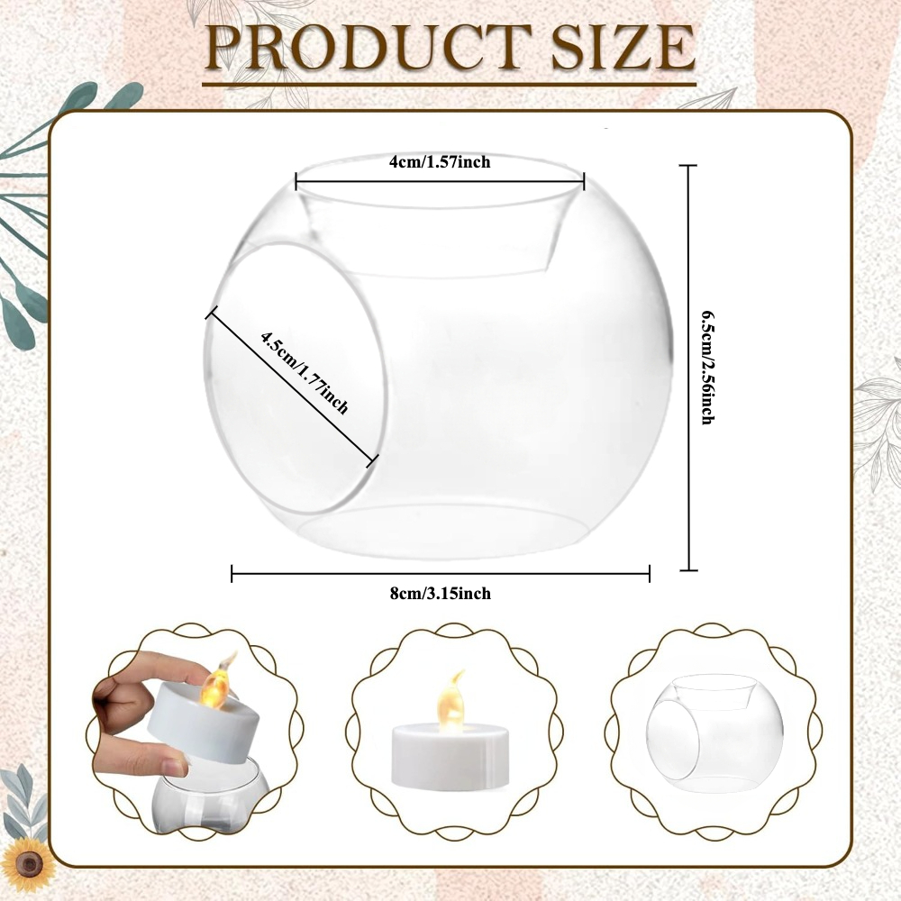 6/12pcs Glass Round Hollow Can - đánh giá và giá Wedding Fountain