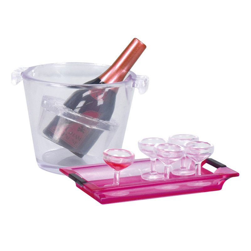Gashapon Mini Wine Glass Champ - đánh giá và giá Champagne Tower Set