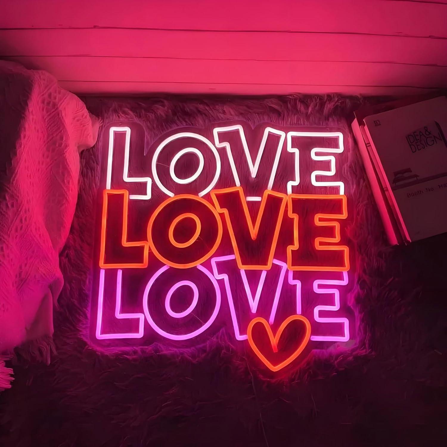 Love Neon Sign USB Dimmable LE - đánh giá và giá Wedding Led