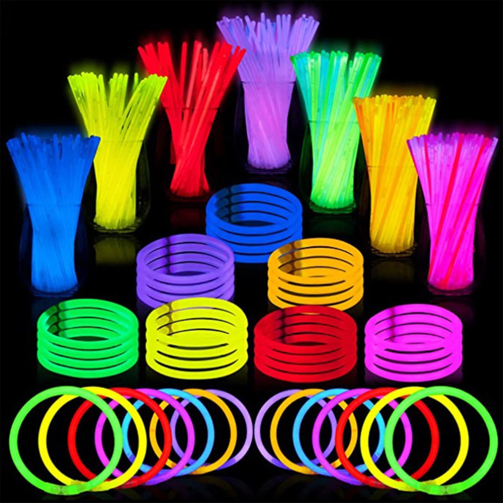 ‌100 Pack 20cm Fluorescent Glo - đánh giá và giá Wedding Supply Bulk