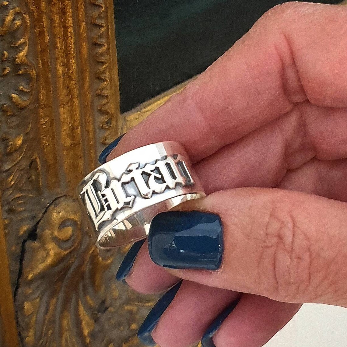 12MM Men' Gothic Rings Persona - đánh giá và giá Wedding Zone