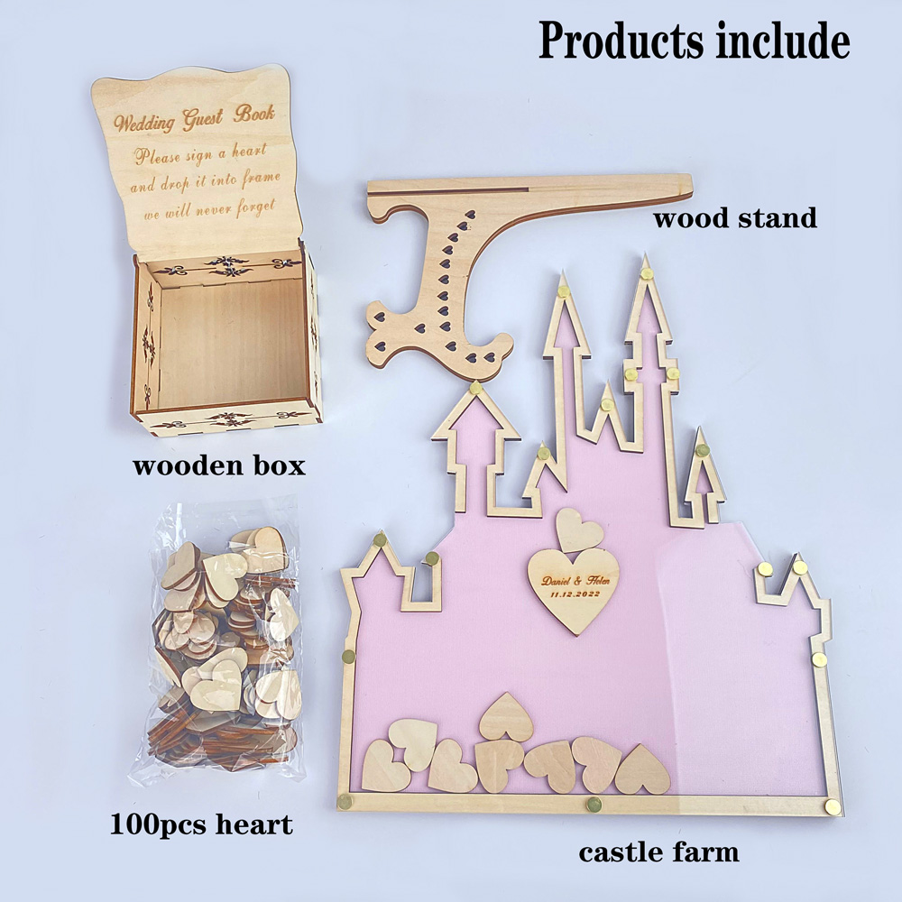 Cá Tính Lâu Đài Khách Sách Cướ - đánh giá và giá Wedding Favor Box