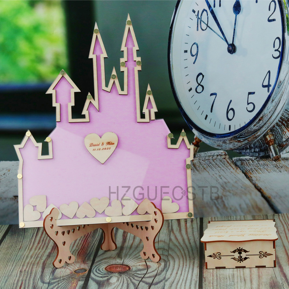 Cá Tính Lâu Đài Khách Sách Cướ - đánh giá và giá Wedding Favor Box