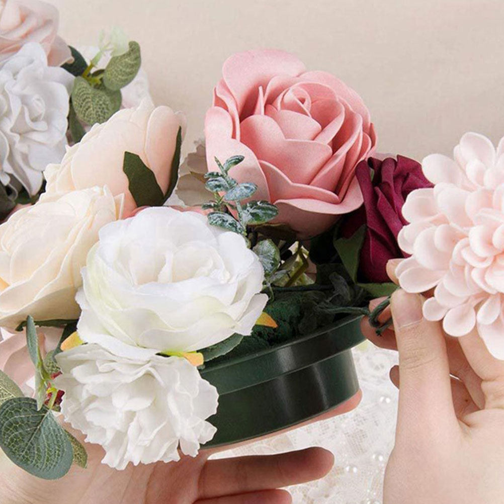 2Pcs Round Floral Mud Floral A - đánh giá và giá Wedding Supply Decor