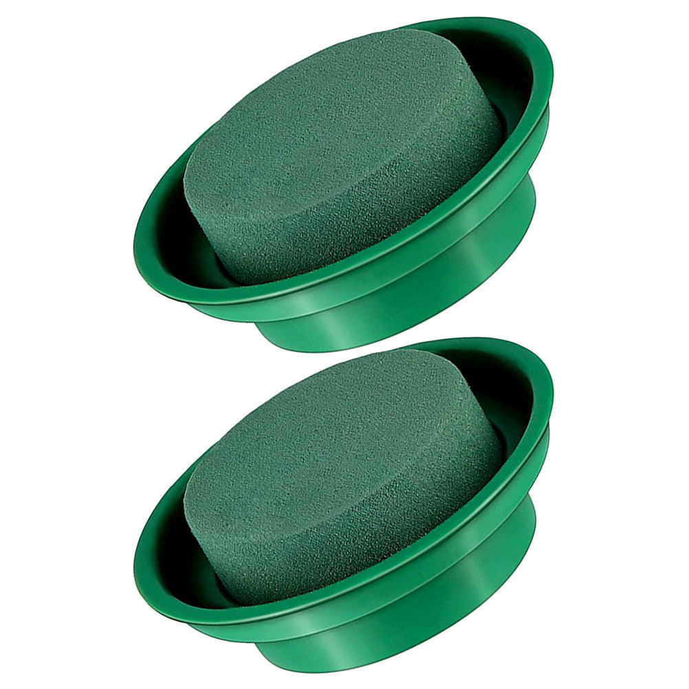 2Pcs Round Floral Mud Floral A - đánh giá và giá Wedding Supply Decor