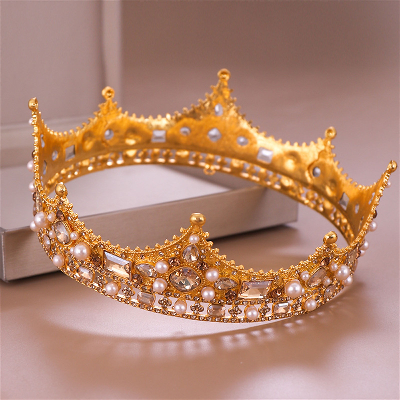 Bridal Crown Rhinestone Tiara  - đánh giá và giá Wedding Supply Decor
